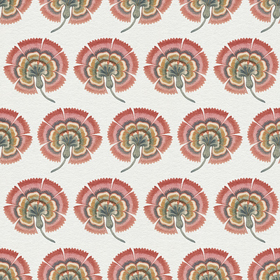 Jaipur Block Print Motifs in Watercolor – Timeless Indian Textil block print block print design floral illustrations folk art motifs heritage floral patterns heritage florals indian floral patterns indian textile art indian textile motifs jaipur block print motif jaipur block prints jaipur design traditions jaipur watercolor rajasthani heritage art surface design motifs surface pattern watercolor block print watercolor motifs watercolor textile design