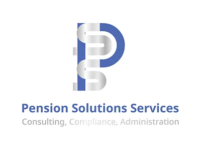 Pension Solution Services company minimal logo advisory firm