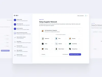 Property Management Onboarding - B2B supplier setup b2b enterprise design enterprisedesign layout onboarding onboarding design onboarding flow onboarding steps product design steps ui ui design ux visual design wizard