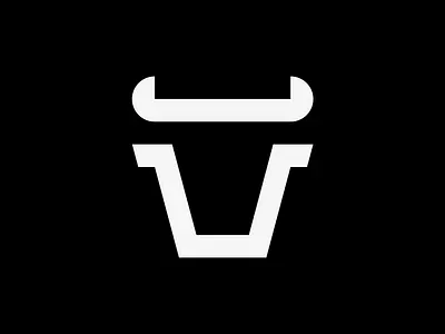 Bull + cup geometric abstract logo abstract logo animal logo bull bull abstract logo bull geometric logo bull logo butcher logo cow logo cup logo geometric abstract logo geometric logo minimal logo minimalist logo modernist logo