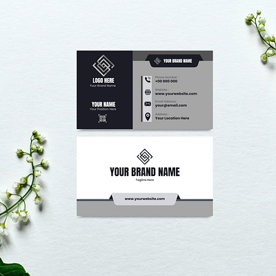 Unique Business Card || Name Card Design branding business card corporate creatve customizable design graphic design illustration modern modern design name card official card personal card print ready private card professional unique unique design vector visiting card