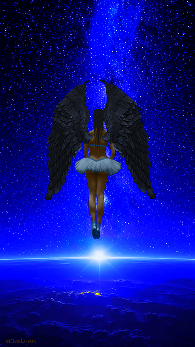 WatchinGSpiritSLeavEEartH byMikeLynn comic art concept art digital art illustration manga spiritual