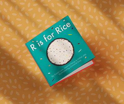 R is for Rice Children's Book asian american asian american food beverage book design branding childrens book childrens book design design graphic design illustration matcha vector