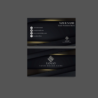 Modern Business Card Design Template branding business card card customizable design editable graphic design illustration logo modern modern design name card office card personal card print ready unique unique design vector visiting card