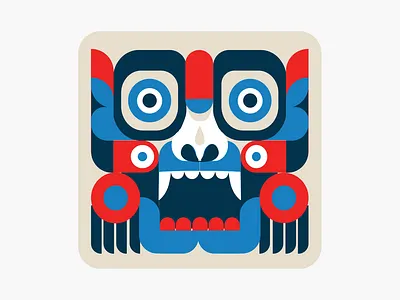 NorthShore ArtPop cilabstudio firstnation illustration mask totem tribal vancouver