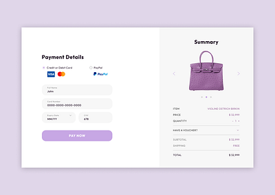Credit Card Checkout Page #DailyUi 002 checkoutpage checkoutpageui creditcardcheckout design graphic design ui ux webdesign website
