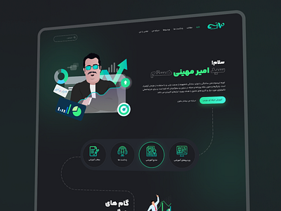 Amir Mahini crypto cryptocurrency design exchange forex graphic design illustration logo ui design vector web design