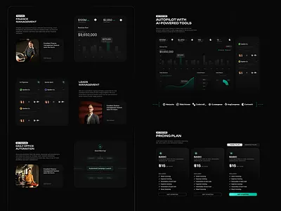 Taskco - Webflow Technology Website Template agency ai analytics best saas template creative dark dashboard design finance landing page pricing project management saas technology top saas template web design web3 webflow