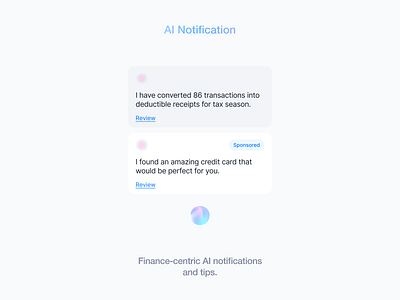 Kit Highlight: AI Notification aidesign aifigma aiui aiux figmadesign headstartui premiumui product design uidesign uxdesign