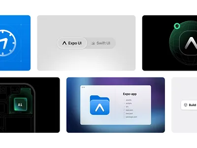 Blog covers ai blog brand cover design dev tool editorial illustration layout ui