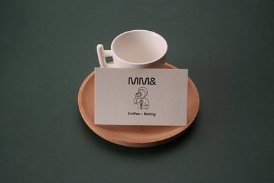 MM& Coffee + Baking Standard Business Card brand branding branding solution business branding business cards custom business cards custom cards graphic design logo logo creation standard business cards