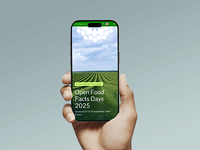 Mobile Website - Landing Page apps branding clean database design food foods minimal mobile web ui ui design uiux ux website