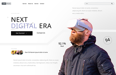 Futuristic website branding design figma graphic design illustration ui ux website