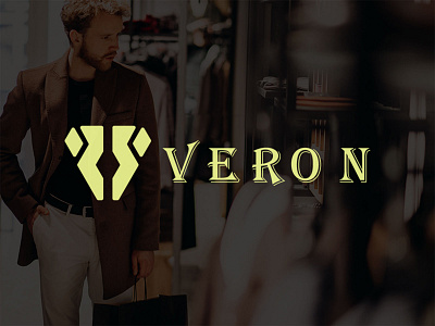 Clothing Logo for Veron Fashion branding clothing brand clothing logo design fashion brand fashion logo fashion logo design graphic design illustration letter logo logo logo identity logos v v letter v logo vector