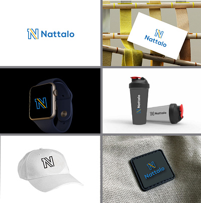 N letter Logo design branding graphic design logo logodesign