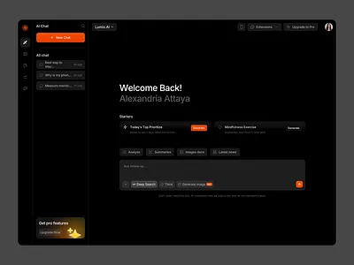 Lumix - AI Platform ai ai assistant ai saas animation artificial intelligence chat chat ai clean dashboard design digital internet mobile modern motion graphics technology typography ui ux website