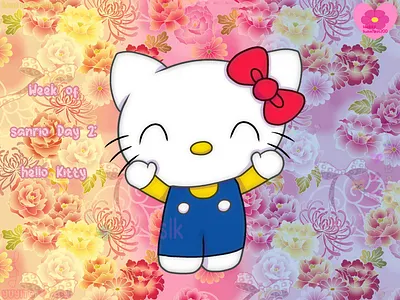 Week of sanrio Day 2: hello Kitty art post art tag digital art drawing fan art illustration