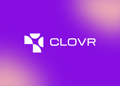 CLOVR — Futuristic AI Branding ai brand brand design brand identity branding branding design company design future logo logo design logo mark logos mark print saas tech technology visual identity