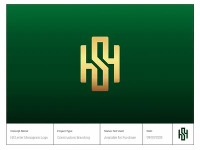 HS Monogram Logo – Premium Design, Available for Purchase! brand identity brand identity deisgner branding graphic design hs crest hs emblem hs icon hs logo hs monogram icon identity lettering logo logo deisgn logo designer logodesign minimal logo monogram deisgn typography