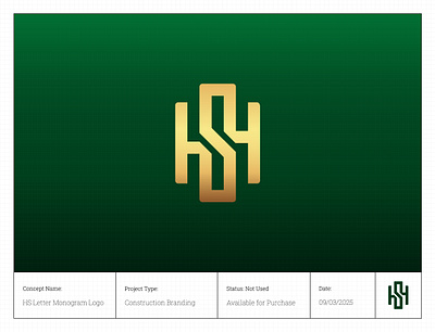 HS Monogram Logo – Premium Design, Available for Purchase! brand identity brand identity deisgner branding graphic design hs crest hs emblem hs icon hs logo hs monogram icon identity lettering logo logo deisgn logo designer logodesign minimal logo monogram deisgn typography