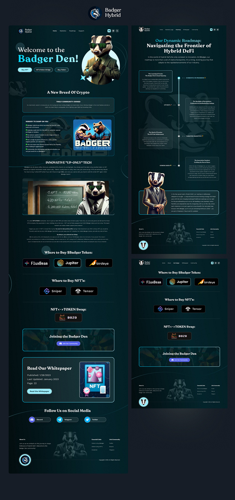 Meme coin landing page by Abu Bokkor Siddik 🔥 on Dribbble