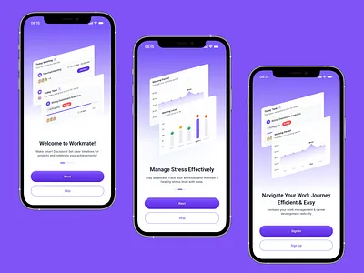 Modern Onboarding Screens UI clean task manager design figmadesign minimalist onboarding design mobile app onboarding ui mobileappdesign modern ui ux design onboarding screens design productivity app ux project management app design startup app onboarding task management app ui task tracker mobile ui to do list app screens ui uiux user onboarding mobile app workflow management app