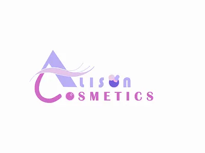 Alison Cosmetics [Re:vamped] 30dayschallenge cosmetics design fuschia graphic design lavender logo logocore logodesign makeup pink purple