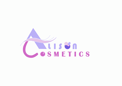 Alison Cosmetics [Re:vamped] 30dayschallenge cosmetics design fuschia graphic design lavender logo logocore logodesign makeup pink purple