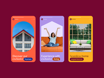 Homiberia | Social Media Poster banner design brand identity branding design home house illustration illustrator instagram market poster rea real state real state branding social media design social media marketing design social media post ui ux