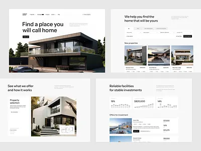 Real Estate Website Design apartement hospitality property booking real estate real estate interface real estate ui real estate web real estate web design real estate website web website website design