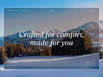 Luxury Vacation Rental Website UI/UX Design hospitality design hotel booking landing page luxury design luxury website travel travel website vacationrental web design website website design