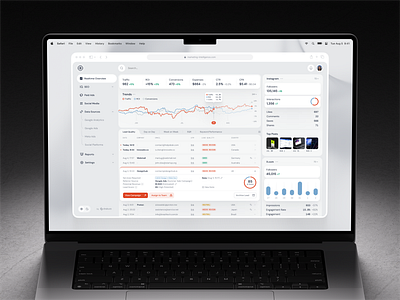 SaaS Marketing Web Design Concept data visualization marketing marketing analytics saas web web design