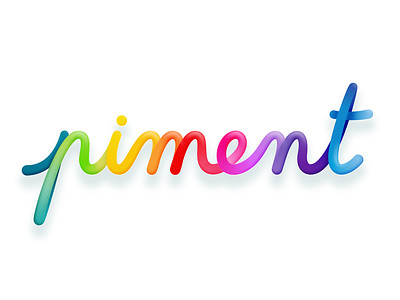Piment 🌶️ apple branding food illustration illustrator logo macintoch photoshop piment