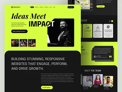 Modern & Creative Digital Agency Website – Home Page Design agency agencywebsite animation branding creativeagency design digitalagency dribbble figmadesign framer interactiondesign landing page modern penolab responsivedesign ui uianimation webflow website websitedesign