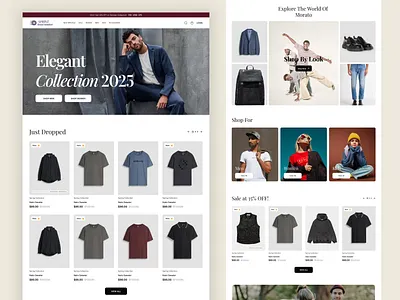 SPRINT - Fashion Landing Page 2025 branding creative design ecommerce fashion fashion website online shop shop ui ui design uiux website