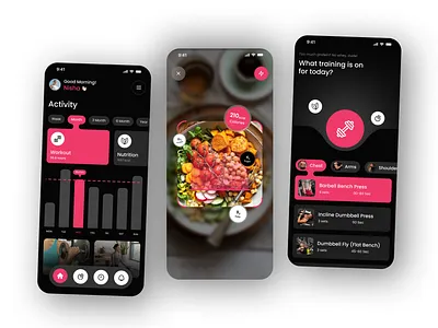 Fitness App – Modern, Minimal & Motivating UI Design appdesign cleanui design digitaldesign fitnessapp health inspiration interactiondesign minimal mobileapp modernui motivation ui uiux userexperience ux uxdesign visualdesign webdesign workout
