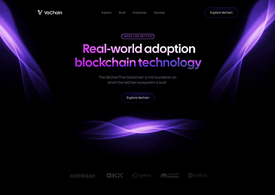 Real World Blockchain Website Animation 3d animation blockchain crypto crypto exchange crypto website design defi landing page nft platform token trading web design web3
