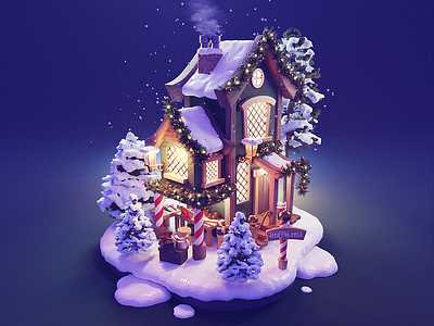 North Pole app branding design graphic design illustration logo typography ui ux vector