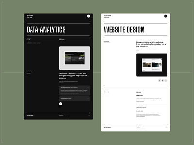 Parker | Portfolio — Template #6 blog cms concept design landing page minimalist modern portfolio ui ux web web design webdesign website