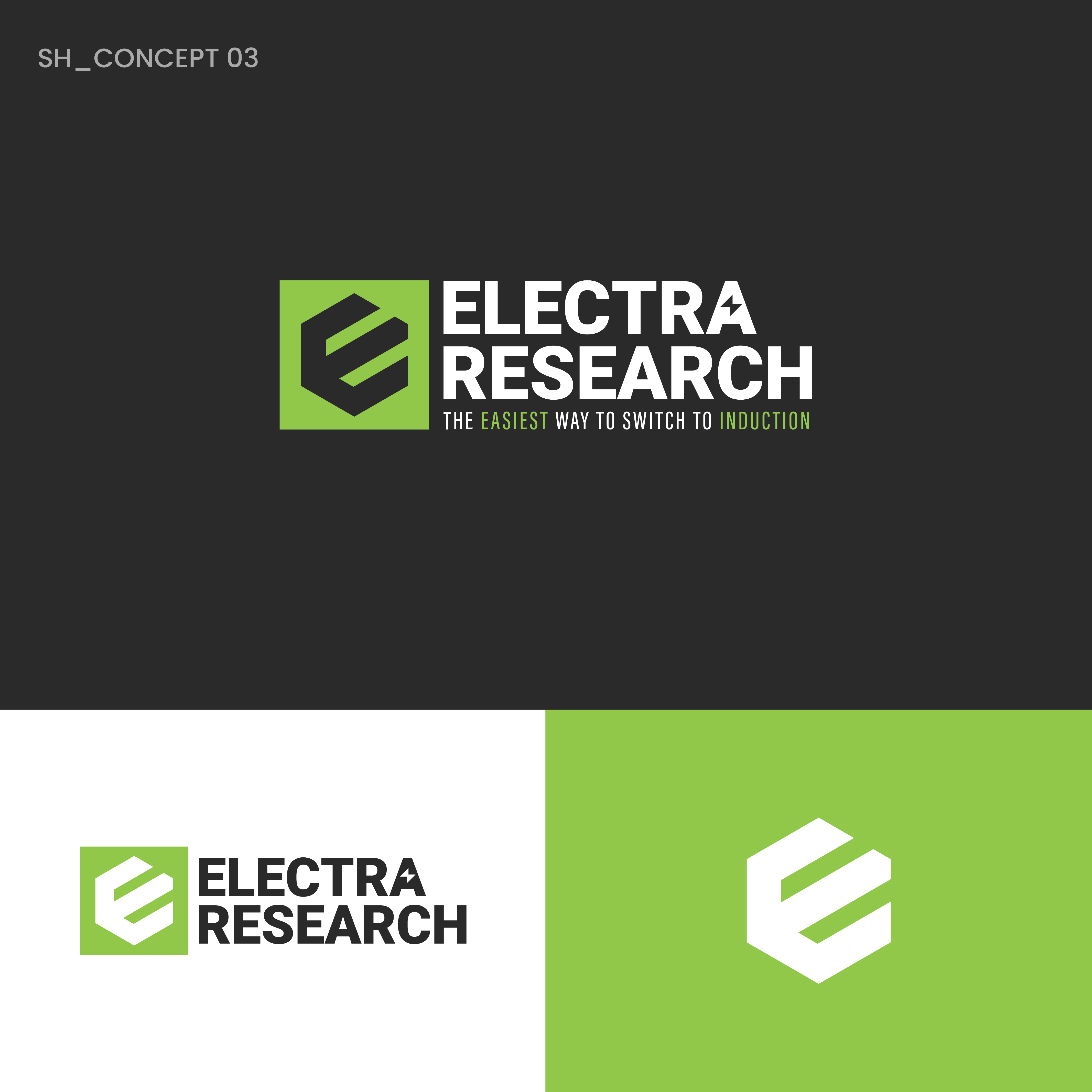 Logo Design for Elactra Research abstract logo clean logo custom logo graphic design logo design minimal logo professional logo