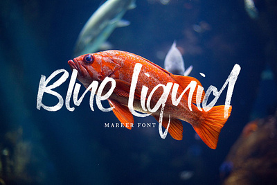 Blue Liquid Marker Font blue liquid marker font bold font brush font brush pen creativeqube display font fonts invitation font marker font typeface wedding font