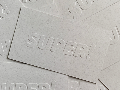 It's Super! Business Cards. 90s 90s inspired brand brand identity branding business cards cards design excitement fun identity logo logo design print