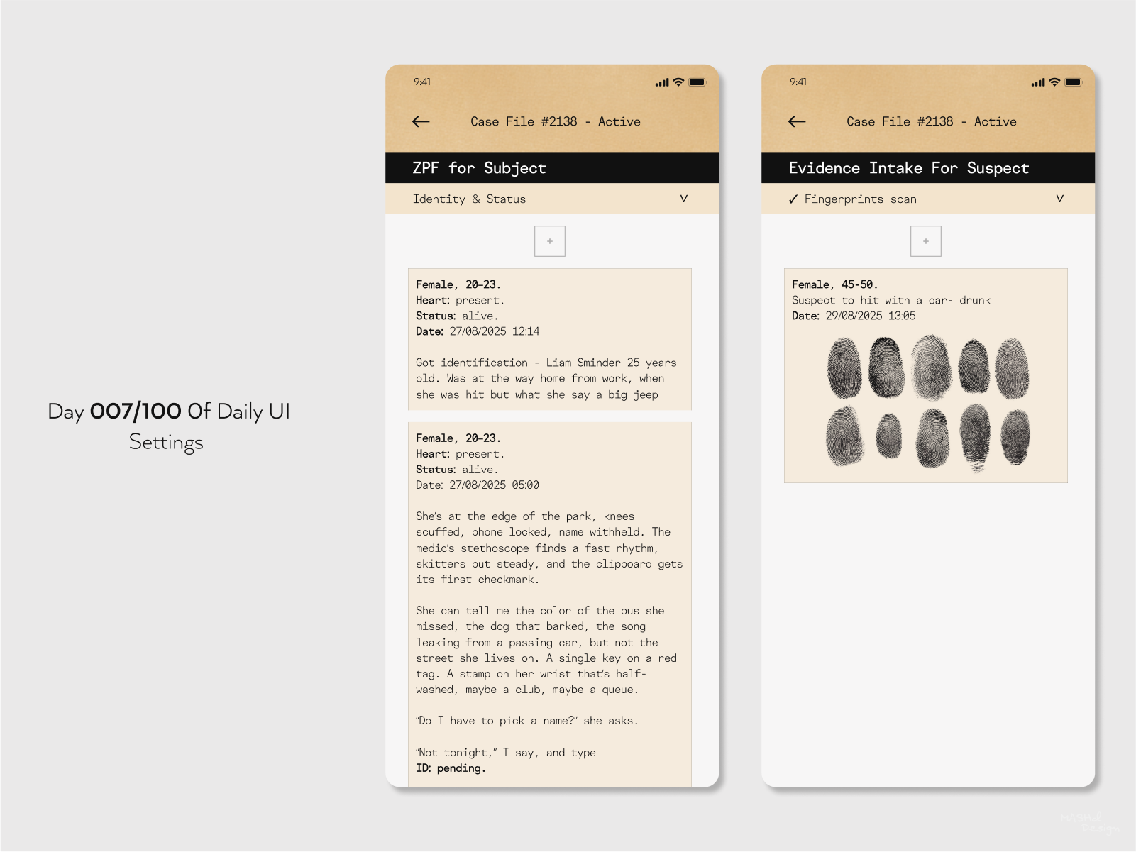 Settings-Daily UI 007 app crime dailyui figma graphic design settings ui