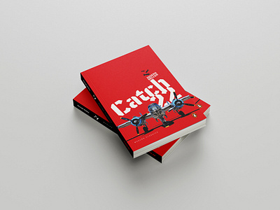 Catch 22, Book Cover Design, IFC, P1. book cover design indesign photoshop typography