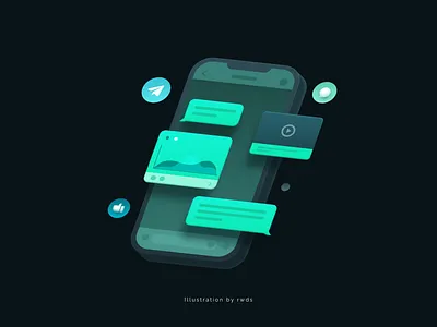 Chart chart data illustration phone web illustration web3