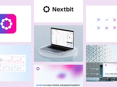 Nextbit crypto platform branding ads branding design graphic design icon layo logo typography ui