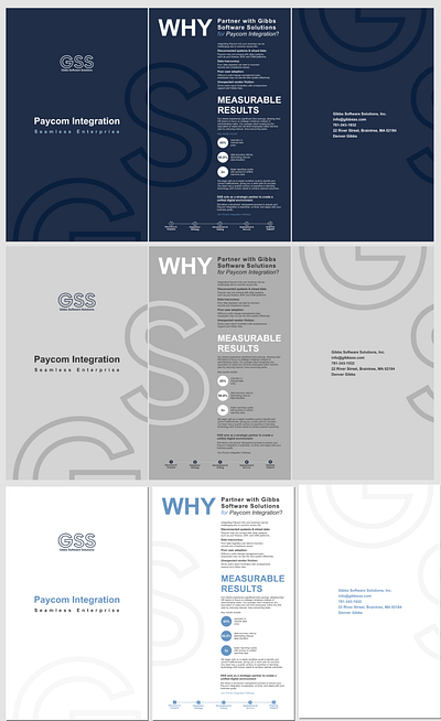 Print material typography
