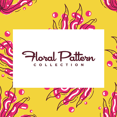 Floral Pattern Collection floral pattern flower flower pattern hand drawn illustration seamless pattern
