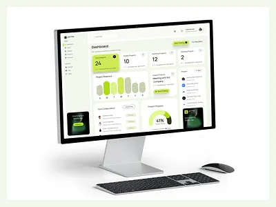 Dashboard - zeytra UIUX analytics dashboard crypto dashboard design modern ui productivity app project management ui saas dashboard task management team collaboration uiux design web app design web design