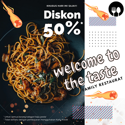 Food Poster Design illustration poster design social media design